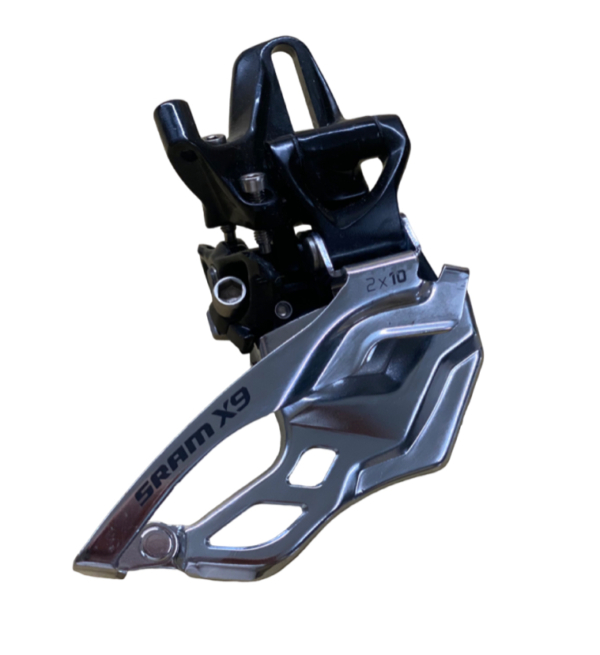 NEU Sram X9 2x10 Chainstay Angle 66-89 45T Umwerfer