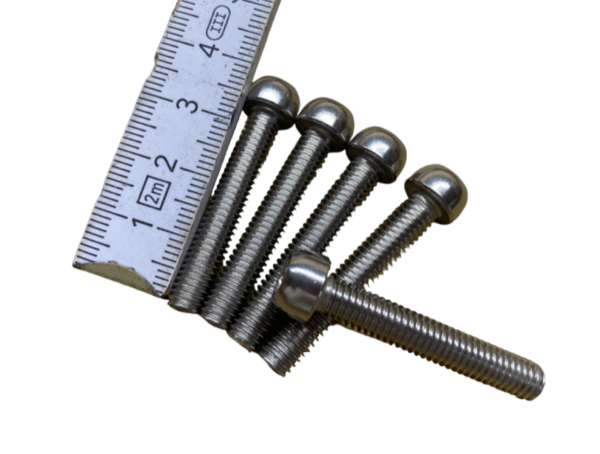 5 Stück M6 Inbus Schraube A Head Kappe Steuersatz Anzugschraube 35mm