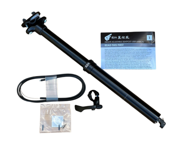 NEU Kind Shock EXA 30.9 150mm Hub Vario Seatpost inkl. Remote Hebel & Bowdenzug Sattelstütze