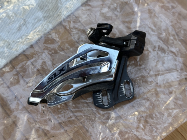 Shimano SLX Umwerfer 2x11 Side-Swing, Direktmontage tief