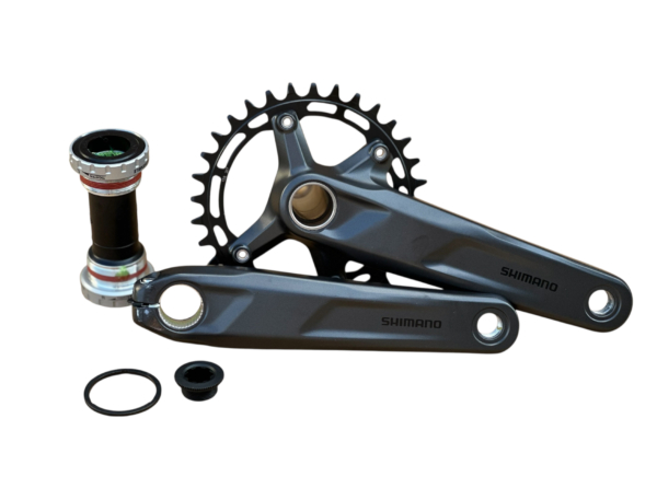 NEU Shimano Deore Kurbel 170mm inkl. BSA Innenlager Garnitur Enduro MTB Fully 32T 1x12 Fach