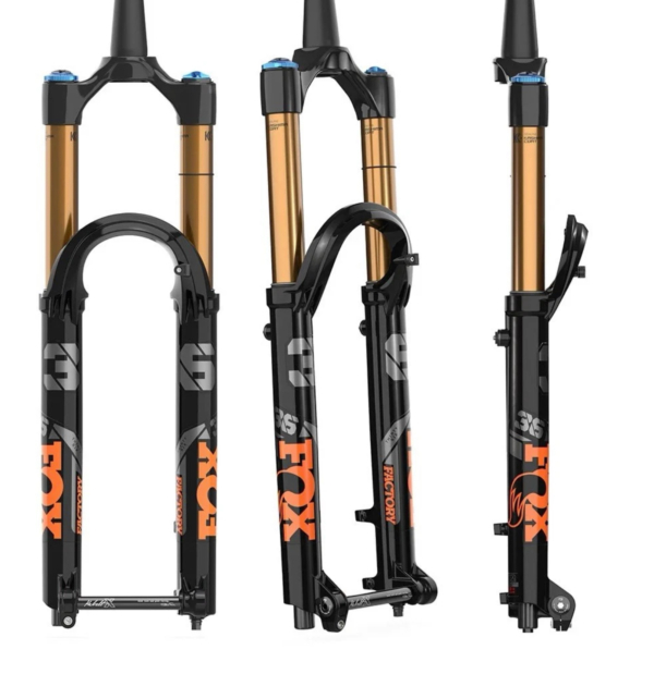 NEU 2023/24 Fox 36 Factory Kashima GRIP2 160mm Shiny Casting Glossy Gabel Enduro